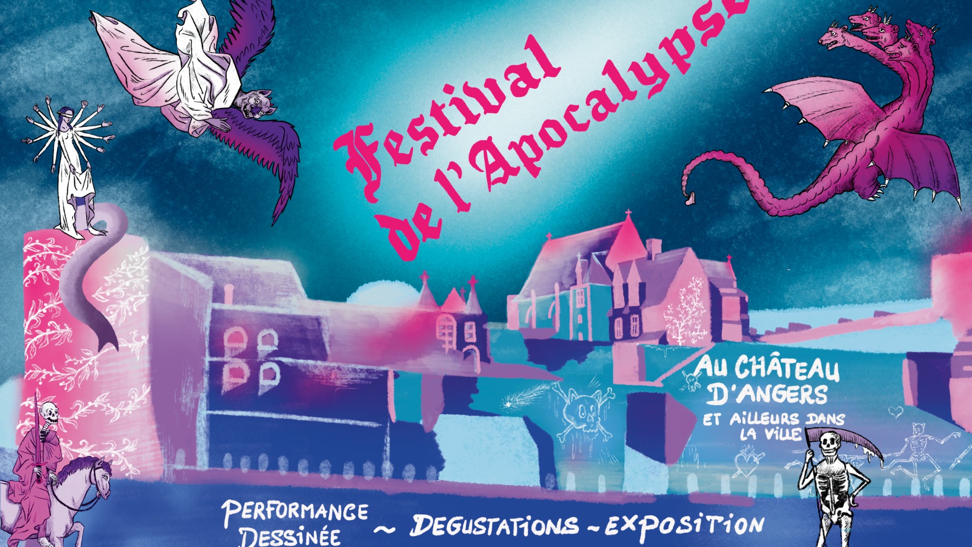 Le Festival de l’Apocalypse investit le château d’Angers pour une nocturne entre art, vin et musique